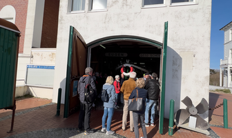 Historischer Rettungsbootschuppen