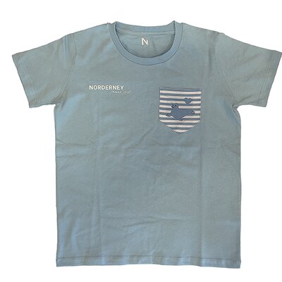 Kinder-T-Shirt &quot;Norderney&quot; hellblau